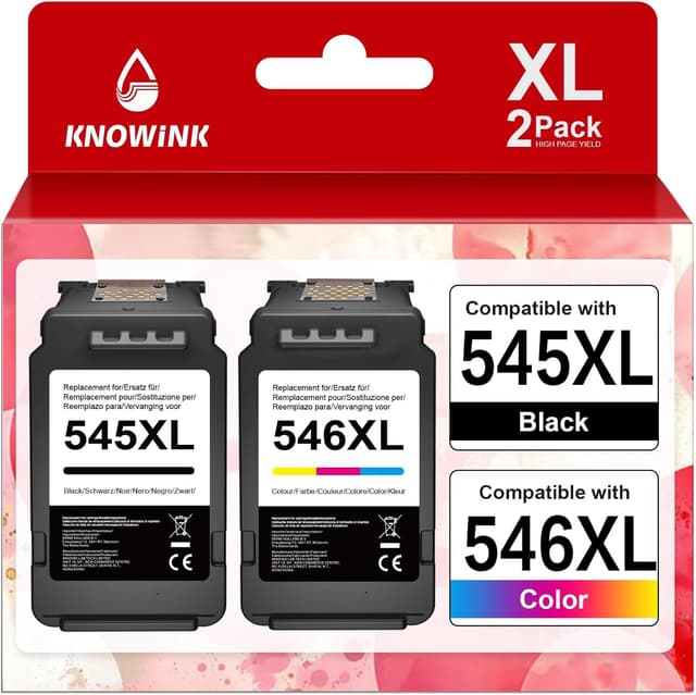 Imagen de KNOWINK PG-545XL CL-546 XL 2er-Pack Druckerpatronen 🖨 en OfertitasTOP