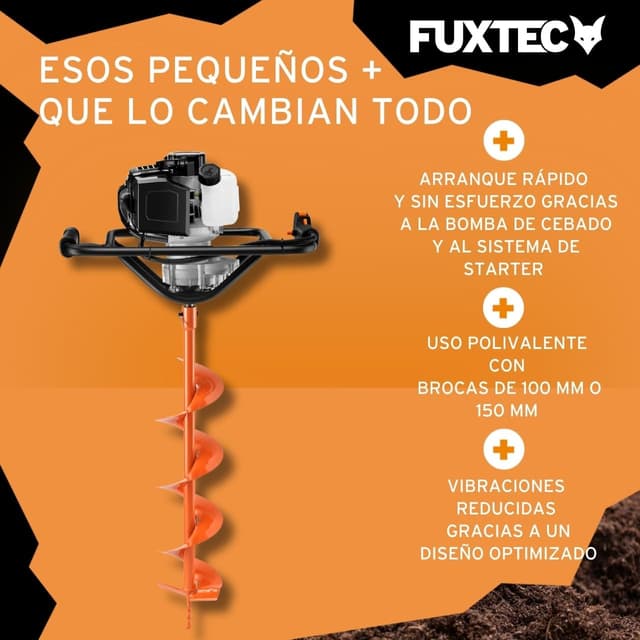 Detalle 2 de FUXTEC FX-EB143ECO ahoyador 42,7 cm³
