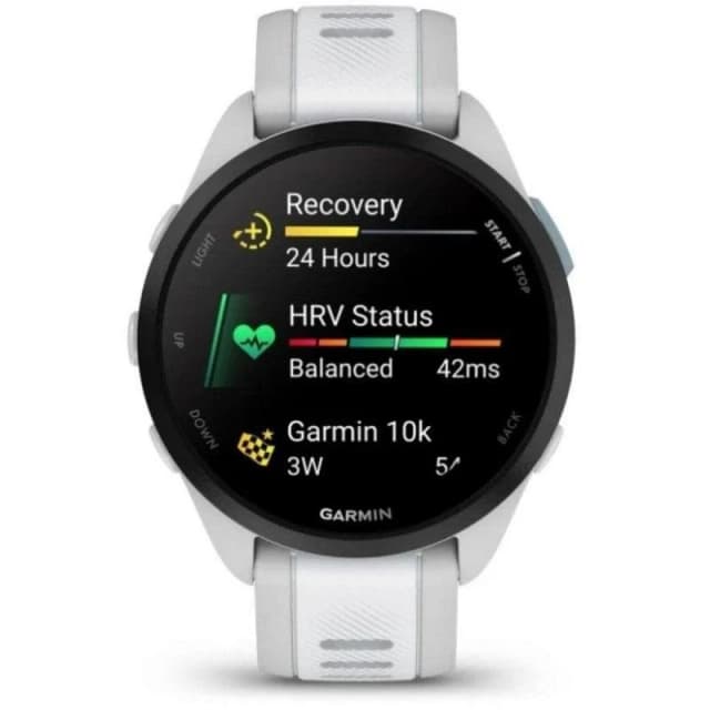 Detalle de Garmin Forerunner 165 Reloj GPS 43 mm blanco