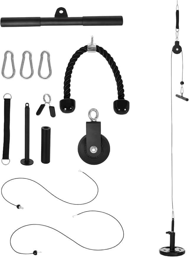 Detalle de SPORTNOW Système de poulie de musculation 50 kg