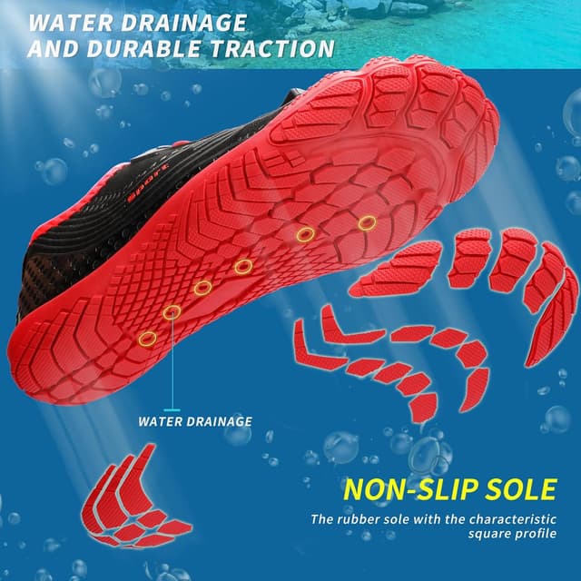 Detalle de ZHR quick-dry aqua socks water shoes for women & men