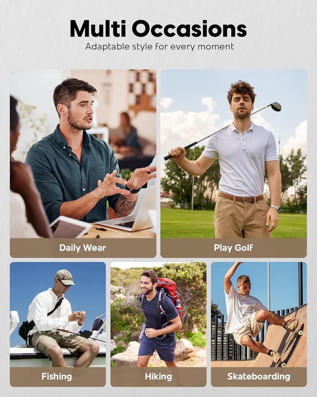 Detalle 2 de maamgic Men's 5/7 Inch Casual Shorts