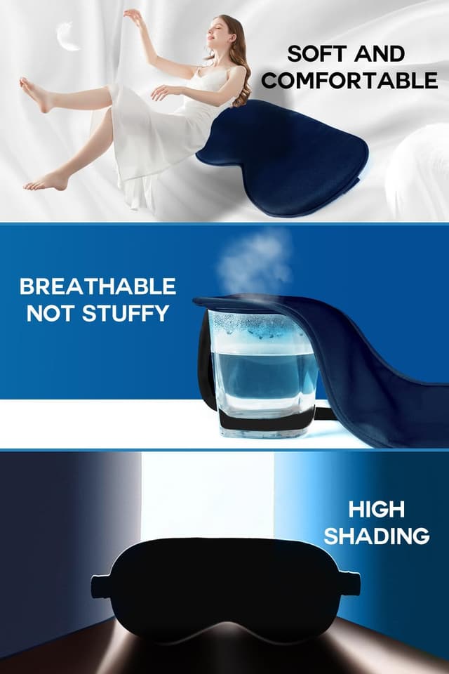 Thumbnail 4 de Aosun Silk Sleep Mask 22-momme Mulberry Silk eye mask 😴