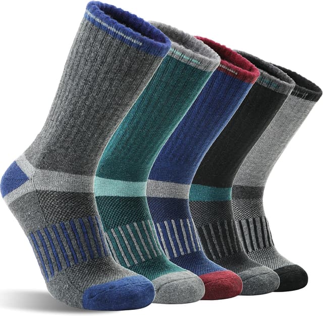 Detalle de Merino Wool Hiking Socks 5 Pairs