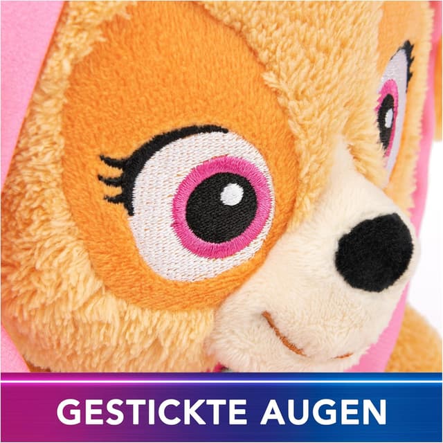 Detalle de GUND PAW Patrol Schlenkerplüsch Skye (30 cm) – weicher Kuschelhund zum Mitnehmen und Spielen
