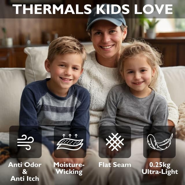 Thumbnail 4 de Giyim Kids Base Layer Fleece Lined