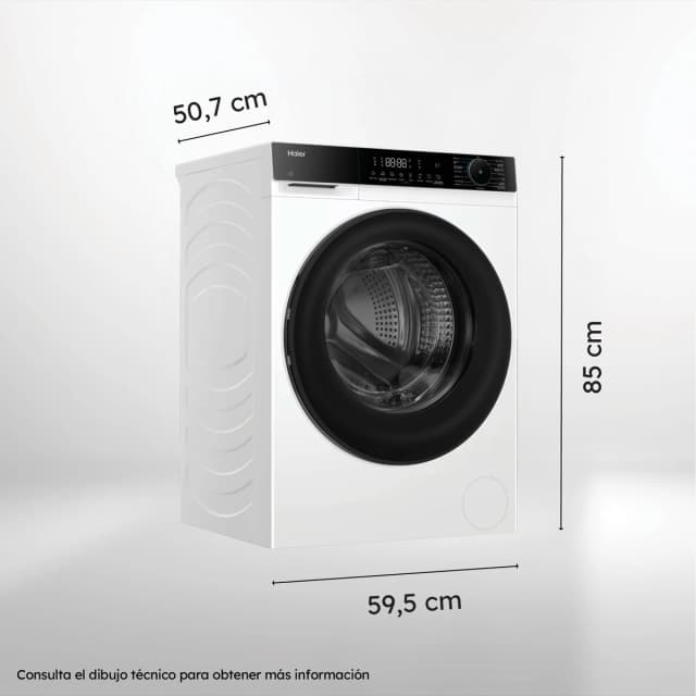 Thumbnail 1 de Haier HWD80BP14357TUIB 8 kg, 1.400 rpm