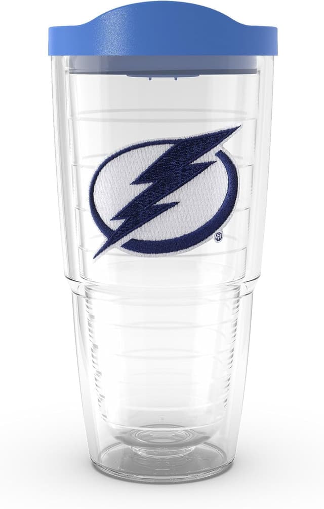 Detalle de Tervis Made in USA Double Walled NHL Tampa Bay Lightning Insulated Tumbler Cup (24oz)
