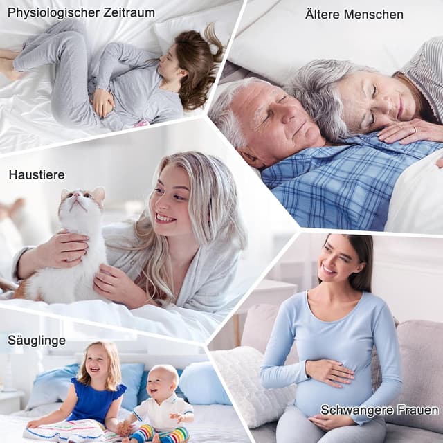 Detalle de ohano wasserdichter Matratzenschoner 160x200 cm (Spannbettlaken) – atmungsaktiv, TPU-beschichtet, Inkontinenzauflage