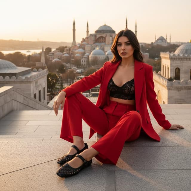 Detalle de CUSHIONAIRE Weston Women’s Mary Jane Ballet Flats with Adjustable Ankle Strap