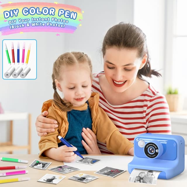 Thumbnail 6 de Kids instant print camera 2.4 inch