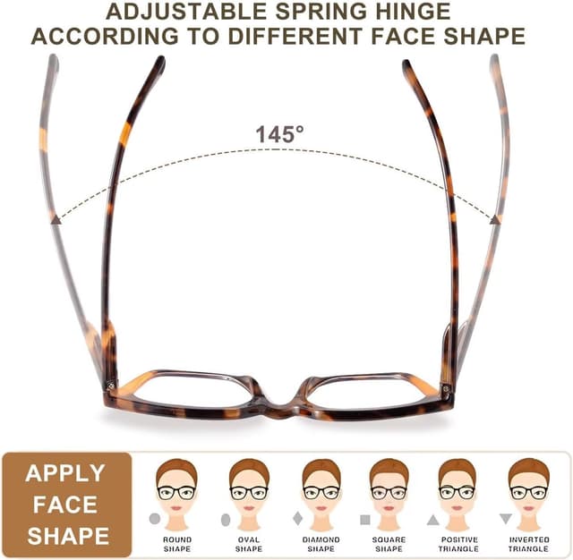 Detalle 2 de SKYWAY blue light reading glasses, oversized