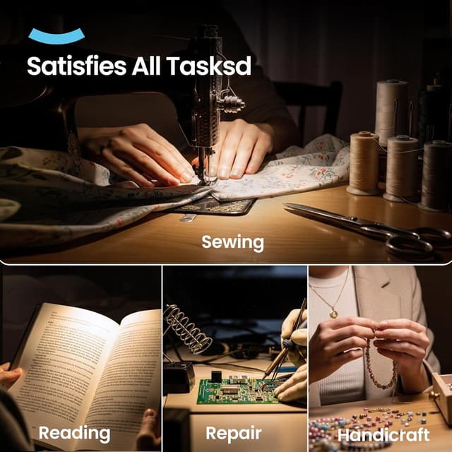 Thumbnail 6 de ARTDOT Gafas lupa 5 lentes con LED