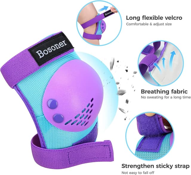 Thumbnail 1 de Kids Youth Protective Gear Set for Skating 🛴