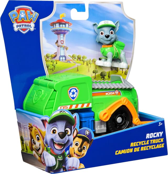 Thumbnail 6 de Patrulla Canina 🚛 Camión de Reciclaje con Rocky + Figuras