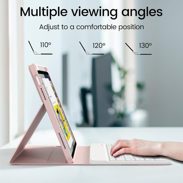 Detalle 2 de iPad keyboard case 11 inch A16, Pink