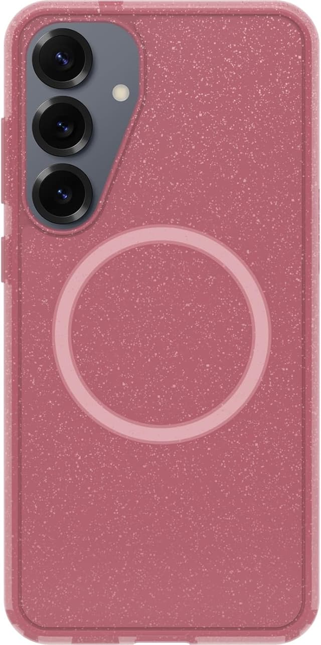 Detalle de OtterBox Samsung Galaxy S25 Symmetry Series Clear Magnet Case - Wildflower