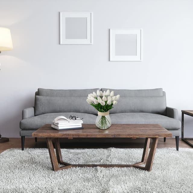 Detalle de 10er Set künstliche Tulpen mit Real-Touch-Latex (3,7 cm Blüte) – für Home-Party, Hochzeit & Deko