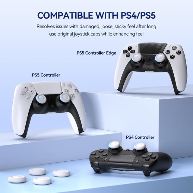 Detalle de 10pc NEWDERY thumb grip caps for PS5