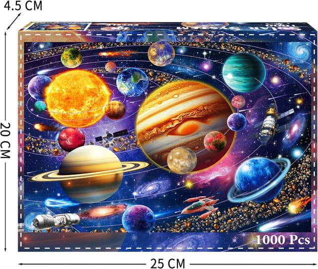Thumbnail 2 de HUADADA Puzzle 1000 Teile Sonnensystem