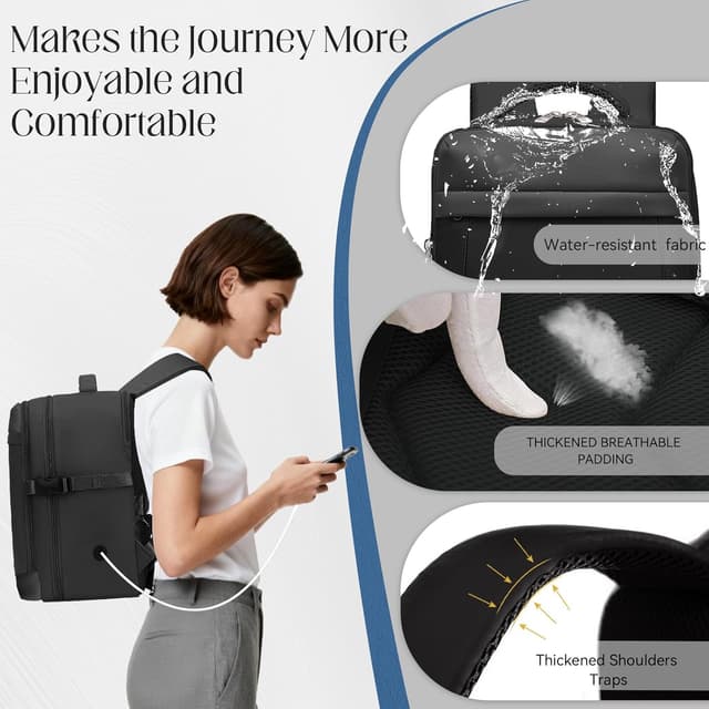 Thumbnail 4 de Xkdoai Ryanair 40x30x20 24L underseat backpack