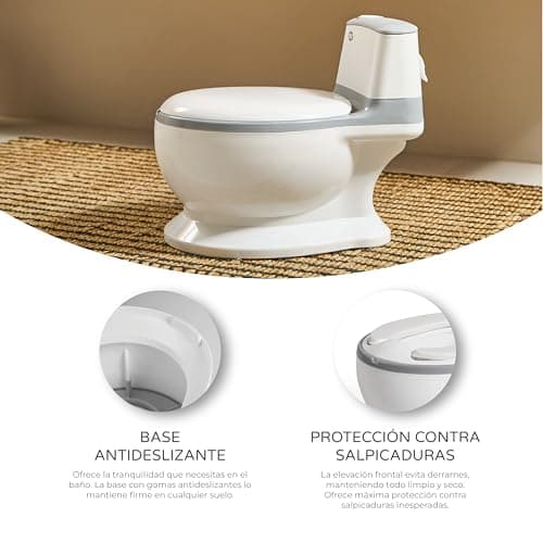 Detalle de MS BabyWorld Orinal infantil Potty con cubeta extraíble y base antideslizante