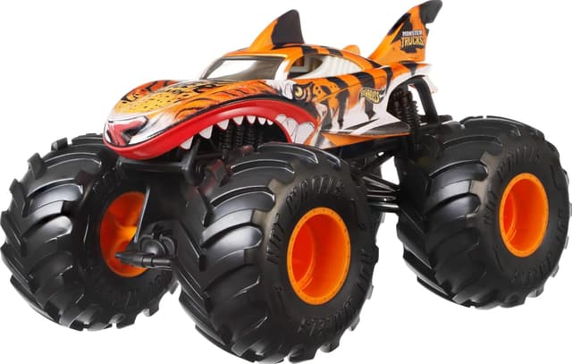 Detalle de Hot Wheels Monster Trucks JDR02 🚚 Camión Grande Metal Escala 1:24