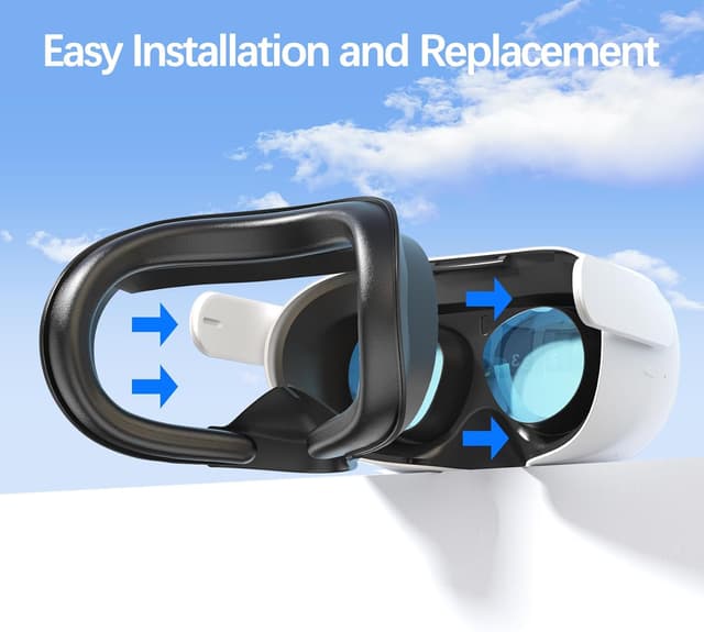 Thumbnail 4 de Meta Quest 2 Face Cushion Pad PU Leather Replacement