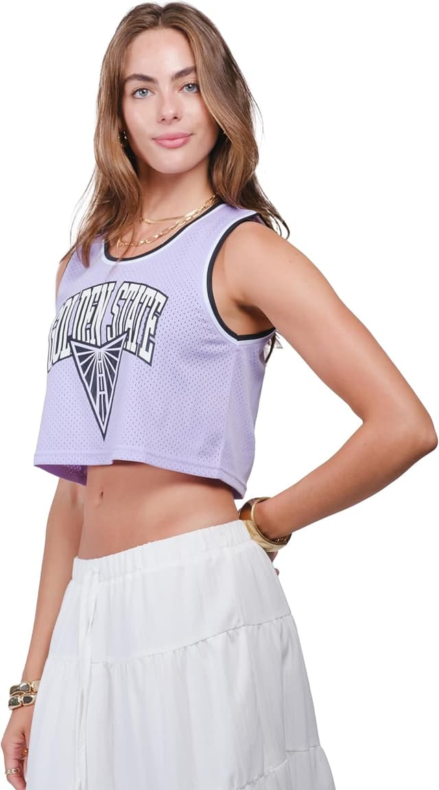Detalle de Ultra Game Women’s WNBA Official Mesh Tank Top (Sleeveless Muscle T-Shirt)