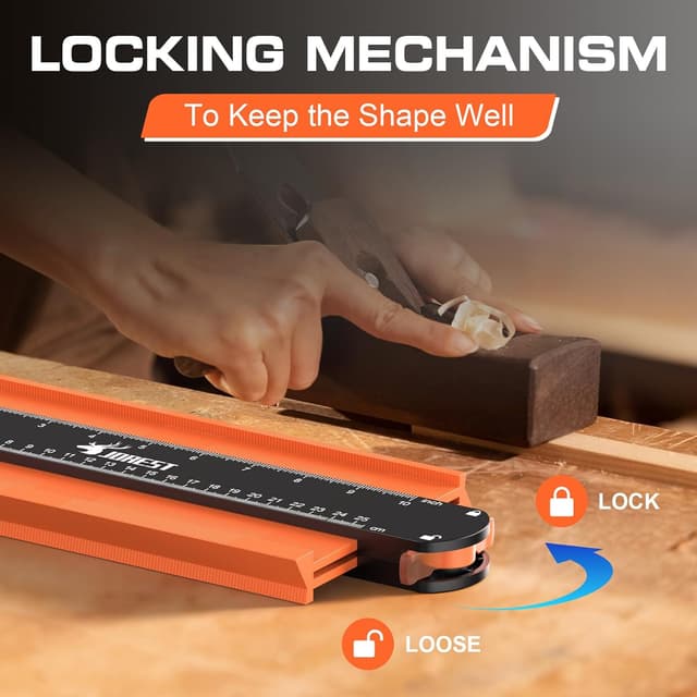 Detalle 2 de JOREST Konturenlehre 25 cm für Konturen