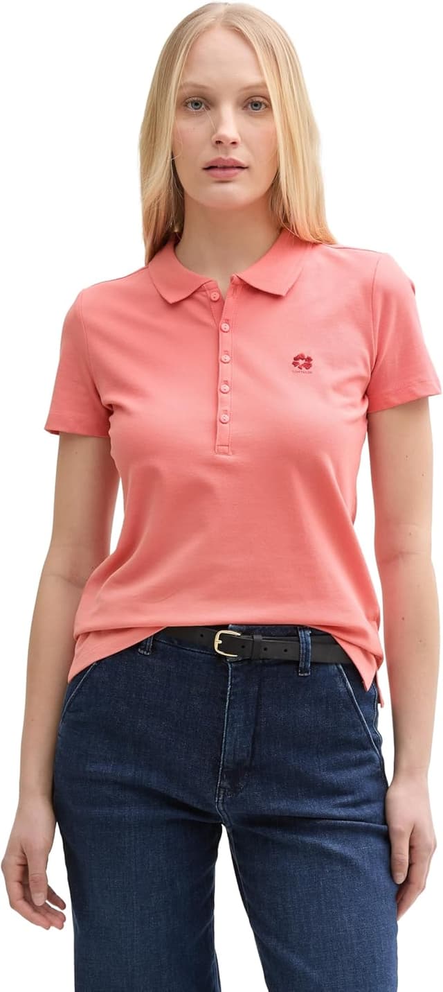 Detalle 2 de TOM TAILOR 1047627 Polo donna a maniche corte (confezione da 1)