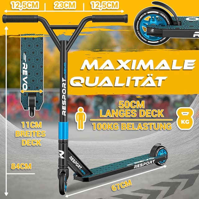 Thumbnail 6 de RE:SPORT REVO Stunt Scooter 100 mm PU Räder