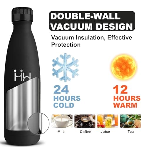 Detalle 1 de Botella Agua Acero Inoxidable 750 ml — Mantiene 24 h frío