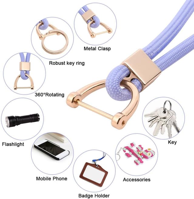 Thumbnail 3 de Vicloon Cordino da collo Viola 46,5 cm