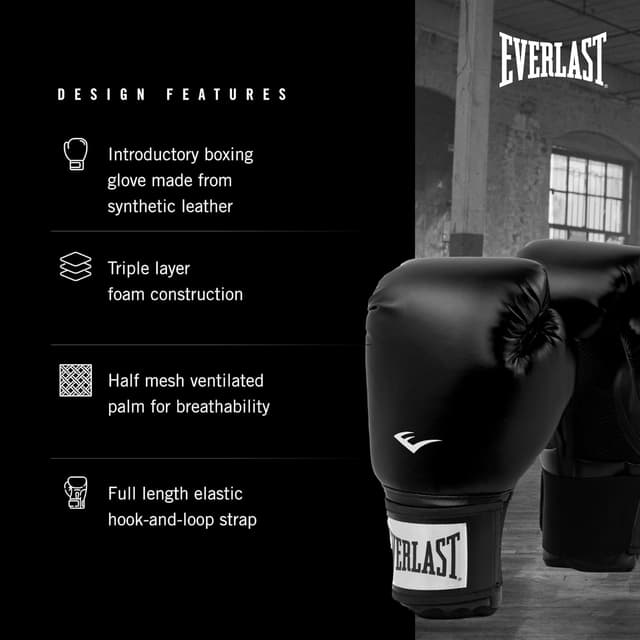 Detalle de Everlast Prostyle 2 Boxing Gloves, 14 oz 🥊