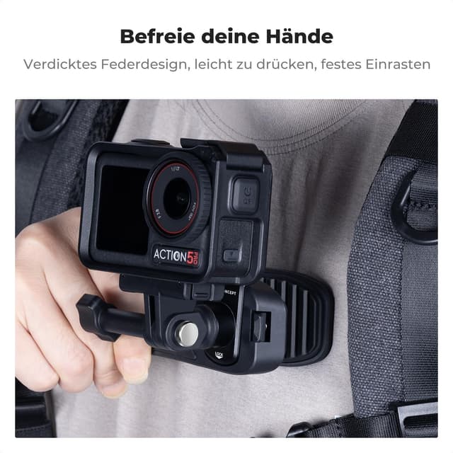 Detalle 1 de K&F CONCEPT Magnet-Rucksackhalterung 180°