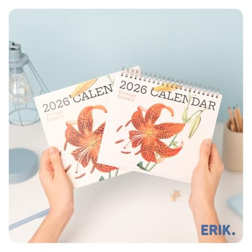 Thumbnail 7 de Grupo Erik Calendario sobremesa 2026 Flores 19,5×16,5 cm 🗓