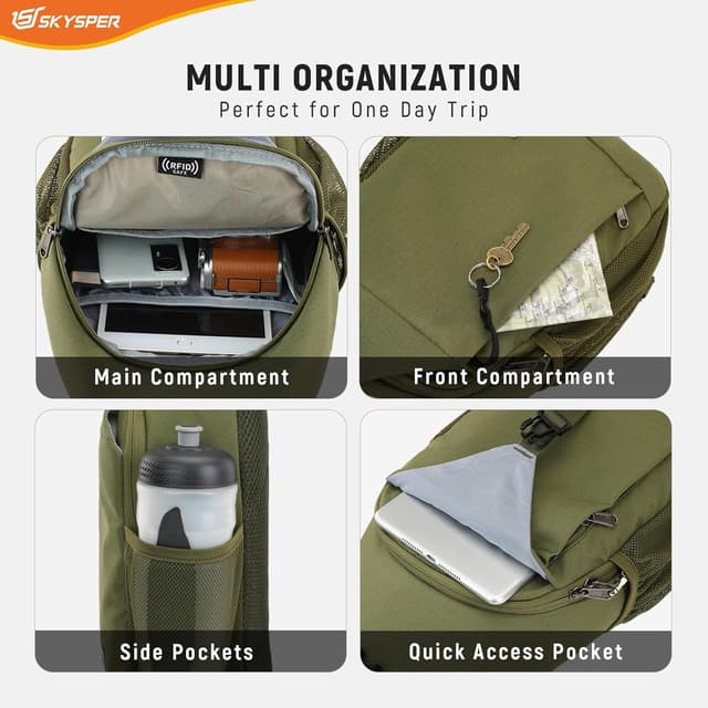 Detalle 1 de SKYSPER Sling Bag 39 x 20 x 10 cm