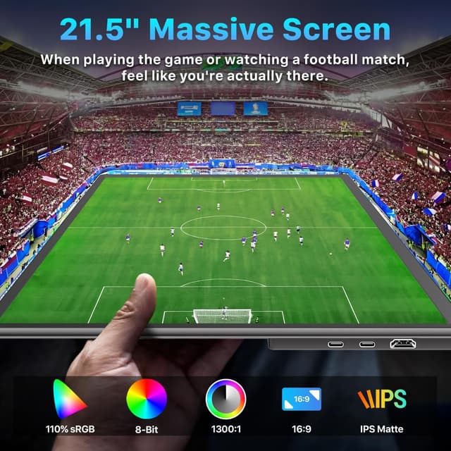 Thumbnail 2 de Upperizon 21.5-inch Portable Monitor 120Hz