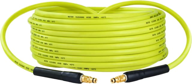 Detalle de 15m Pressure Washer Replacement Hose for Karcher K Series K2–K7 (Click Plug Quick Connector, 180 bar)
