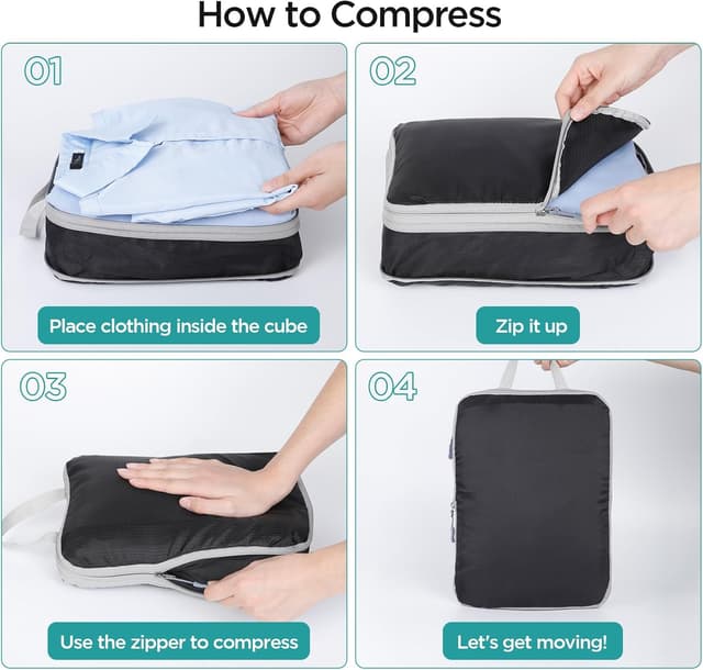 Thumbnail 3 de Cozary Packing Cubes Set 3 Pezzi