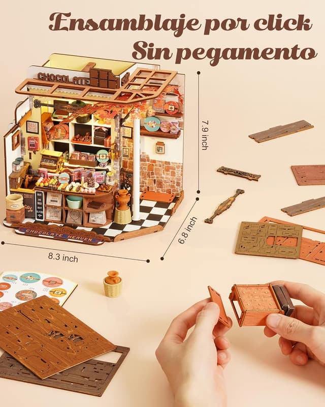 Thumbnail 2 de Rolife Henry's Chocolate Shop 330 piezas maqueta