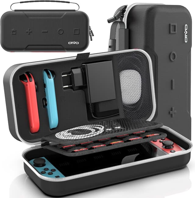 Detalle de OIVO Switch Tasche für Nintendo Switch OLED 20 Spiele