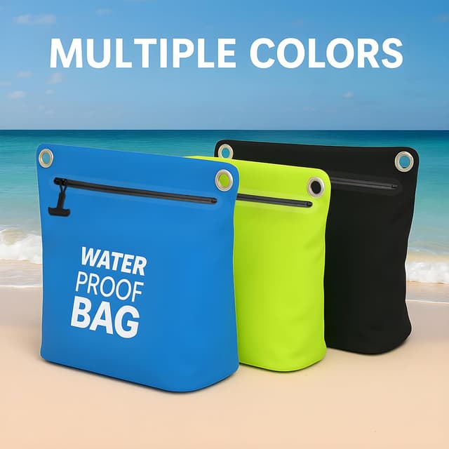 Thumbnail 6 de BLUEVER Wasserdichte Tasche (Dry Bag) mit luftdichtem Reißverschluss – 4L für Outdoor, Camping, Strand & Kajak
