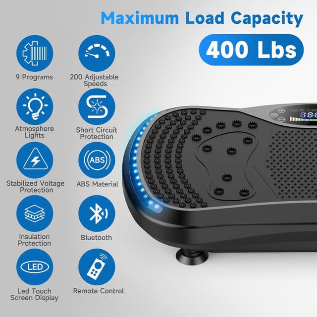 Thumbnail 2 de Vibration Plate 400 lb for Home 🏋