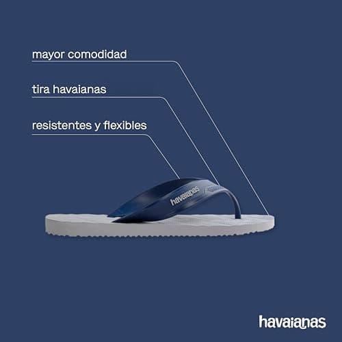 Detalle de Havaianas Track Waves: chanclas masculinas cómodas y con suela anatómica para el día a día