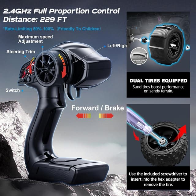 Thumbnail 5 de YESHIN Voiture RC 1:14 40 km/h