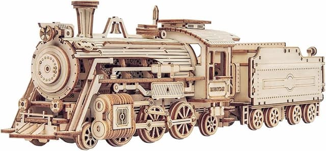 Detalle de Robotime Treno 3D Puzzle modello kit meccanico per autoassemblaggio
