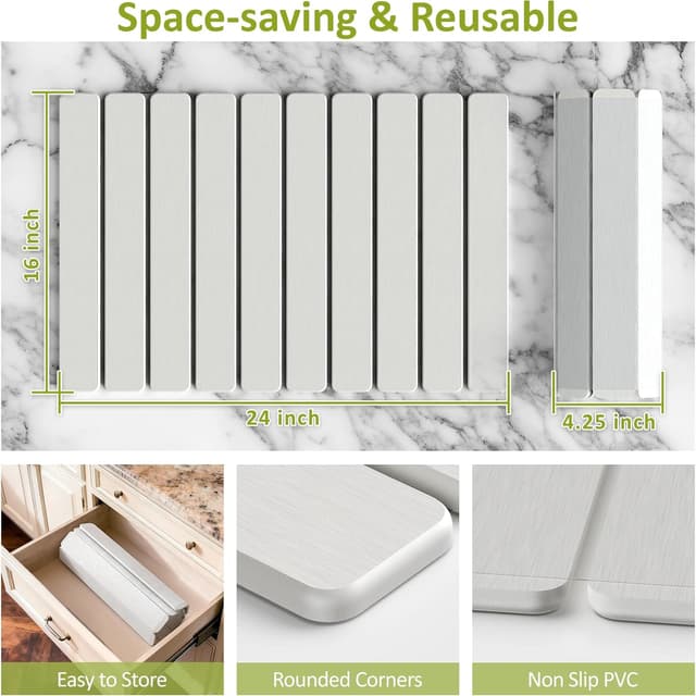 Thumbnail 2 de Large Stone Dish Drying Mat, 24" ⚙