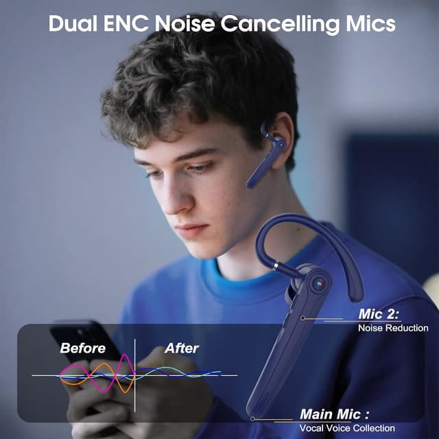 Thumbnail 1 de Atheewon Auricolare Bluetooth 25 ore